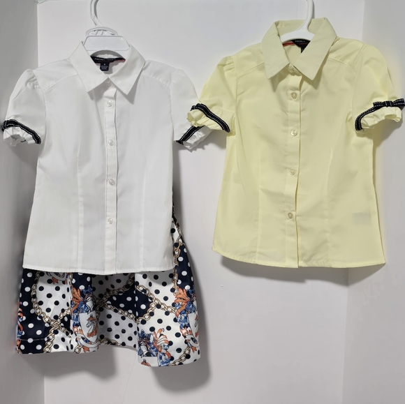 French Toast Other - French Toast Girls Preppy School Uniform Short Sleeve Tops With Matching Skirt